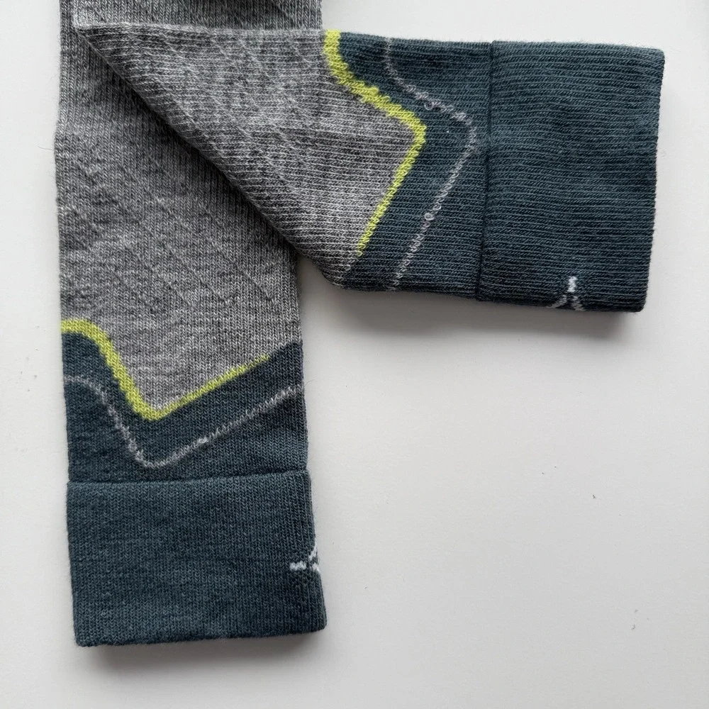 Lot 2 WIGWAM Snow Junkie SynchroKnit Wool Over Calf Sock Medium M 5-9.5 W‎ 6-10